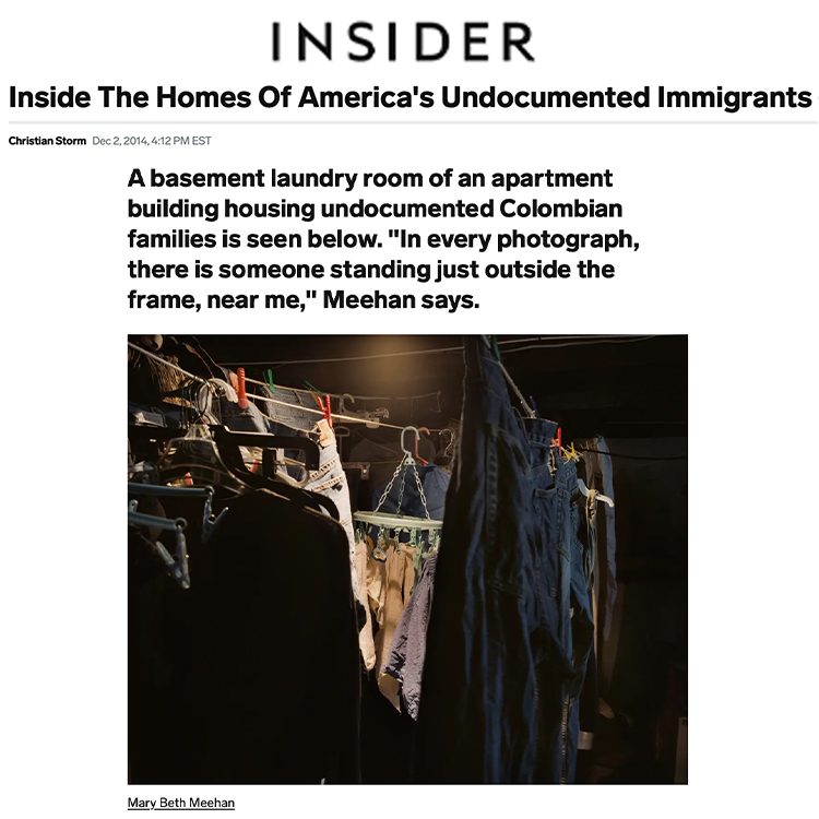 Inside the Homes of America's Undocumented Immigrants, Business Insider Magazine, Australia, by Christian Storm, 12.3.2014